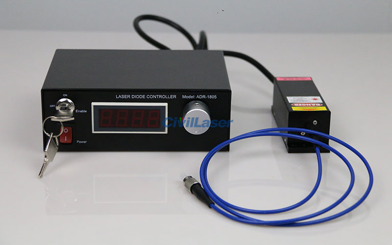 785nm 500mW Láser de fibra infrarroja acoplada 0.2nm Narrow Linewidth Raman Laser